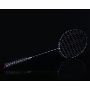 Graphite Enkele Badminton Racket Professionele Carbon Fiber Badminton Racket met Draagtas FK88
