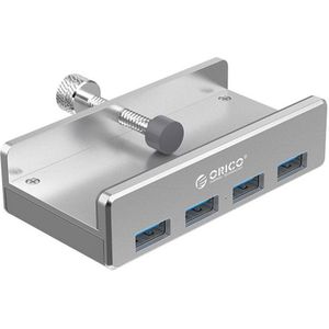 Orico MH4PU Aluminium 4 Poorten Usb 3.0 Clip-Type Hub Voor Desktop Laptop Clip Bereik 10-32 Mm splitter Adapte Met 100 Cm Kabel Datum