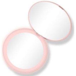 Led Make-Up Spiegel 10x HD Vergrootglas Cosmetische Spiegel Met Licht Abs Materiaal Draagbare Opvouwbare Make-Up Spiegel