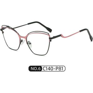 Uvlaik Vrouwen Mode Cat Eye Bril Frame Retro Blauw Licht Brillen Bijziendheid Recept Optische Eyewear