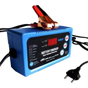 6V 12V Volledige Automatische Smart Auto Motorfiets Acculader 2A 6A Droge Batterijen Power Opladen Tool Met Eu /Us Plug