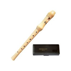 Professionele 8-Hole Barokke Sopraan Houten Recorder C Key Klarinet Hoge Stem Verticale Fluit Met Zwarte Hars case