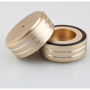 58X22Mm Solid Volledige Aluminium Speaker Amp Turntable Recorder Isolatie Voet Spike Floor Base Pad Chassis Voeten Stand kegel Hifi Diy