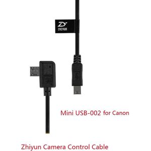 Zhiyun Camera Control Kabel Mini USB naar Mini USB Kabel ZW-Mini-002 voor Canon 5D2/5D3 Camera Accesorios