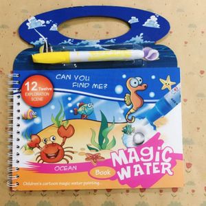 Diy Magic Water Boek Vruchten Watermeloen Schilderen Board Voor Kids Coloring Tekening Boeken Doodle & Magic Pen Speelgoed Voor Kinderen