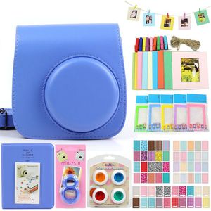 Fujifilm Instax Mini 9 Camera Accessoires Bundel Schoudertas Case Film Frames Filters Fotoalbum Selfie Close Up Lens Kit