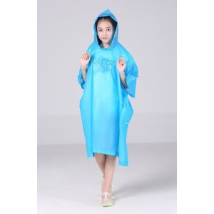 Herbruikbare Eva Regenjas Met Rugzak Slot Hooded Voor Kinderen Regen Poncho Verdikte Waterdicht Kids Clear Tour Regenkleding Pak
