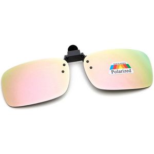 Gepolariseerde Clip Op Zonnebril Bijziend Rijden Nachtzicht Lens Anti-Uva Anti-Uvb Auto Driver Bril zonnebril Clip