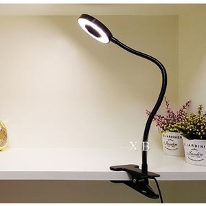 Led Bureaulamp 5W Met Klem Dimbare Leeslamp Eye-Care Usb Tafellamp Led Bedlampje Baby nachtlampje Clip