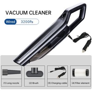 Handheld Draadloze Vacuüm Krachtige Cycloon Zuig Oplaadbare Auto Stofzuiger Nat/Droog Auto Draagbare Voor Auto Thuis Huisdier Haar