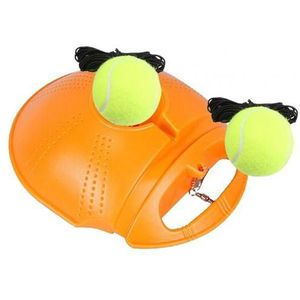Enkele Tennis Rebound Bal Trainer Zelf-Studie Praktijk Basis Met 2 Bal Oefening Sport Sparring Apparaat Tennis Training Apparatuur