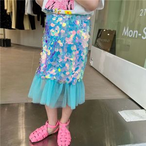 Hayaan 2022 Lente Kinderkleding Effen Kleur Kinderen A-lijn Rok Meisje Half Rok