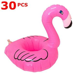 10/50 Stuks Opblaasbare Flamingo Zwemmen Ringen Zwemmen Bekerhouder Bad Kids Float Speelgoed Party Supply Zwembad Accessoires Baden