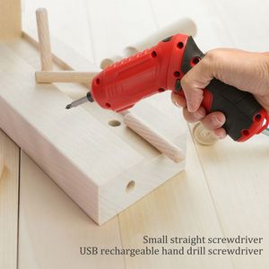 Multifunctionele Elektrische Kleine Rechte Hand Boor Schroevendraaiers Meubelen Installatie Elektrische Handheld Onderhoud Tool