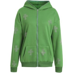 Placitiume Dames Oversized Hoodies Fleece Trui Sweatshirts Casual Comfortabele Herfst Mode 2024 Truien, Zee Blauw, XL