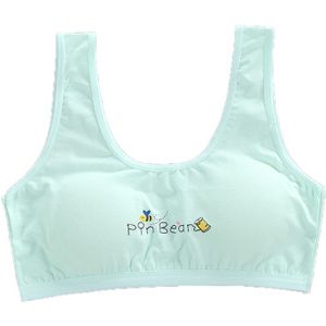 Meisje Racerback Katoen Sport Training Bra Brief Afdrukken Brede Band Ondergoed Bralette Naadloze Gelaagde Crop Top