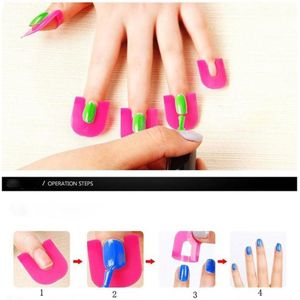 5 Stks/set Nail Care Artefact Damesmode Friendly Beauty Model Anti-Nail Clip Nagellak Anti-Overflow clip Nail Art Tool