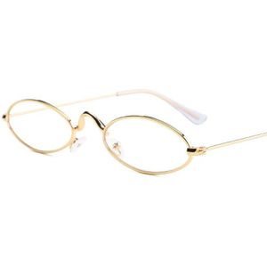 D & T Ovale Zonnebril Vrouwen En Mannen Mode Kleine Frame Brillen Mode Multicolor Persoonlijkheid UV400 Zonnebril Vrouwelijke