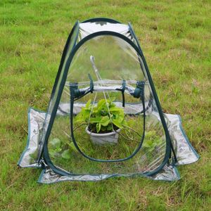 Opvouwbare Mini Kas Outdoor Growbag Growhouse Pvc Cover Plastic Tuin Groene Huis Voor Plant Warming Bag