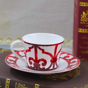 Klassieke Europese Bone China Koffie Kopjes En Schoteltjes Servies Koffie Platen Gerechten Afternoon Tea Set Huis Keuken
