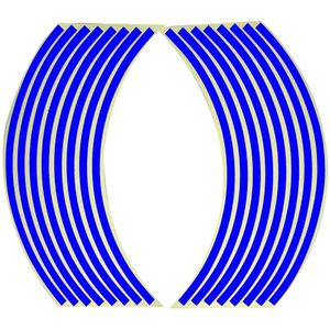 18 Inch Motorfiets Auto Wiel Sticker Wiel Ring Velg Ring Stickers Gewijzigd Wiel Stickers Band Reflecterende Sticker