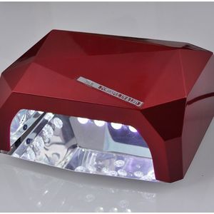 Professionele Auto Sensor LED Nail Gel Lamp Droger Plug Diamant Vorm Curing Nail Droger Care Machine voor UV Gel Polish