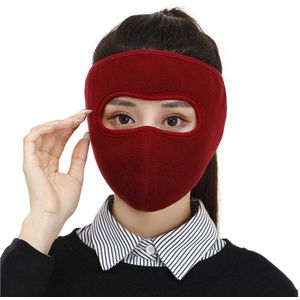 Mannen Vrouwen Winter Warm Masker Fleece Oorbeschermers Rijden Ski Snowboard Half Gezichtsmasker Winddicht Stofdicht Outdoor Fietsen Masker
