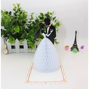 Prinses 3D Stereo Honingraat Papier-Cut Verjaardag Wenskaart Fee Prinses Thanksgiving Card Bruiloft Uitnodigingskaarten