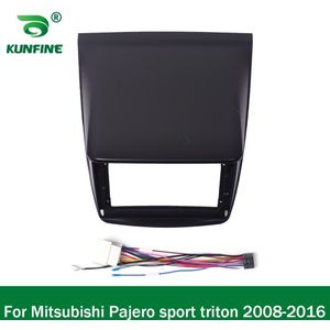Auto Gps Navigatie Stereo Voor Mitsubishi Pajero Sport 08-16 Radio Fascias Panel Frame Fit 2Din 9 Inch In dash Autoradio Scherm