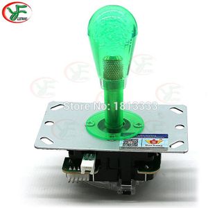 Led Licht Joystick 5V Led Verlichte Glitter Fighters Stok Duurzaam Kopie Sanwa Rocker Met Clear Bat Top Bal Arcade joystick