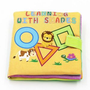 Dier Stijl Aap/Uil/Hond Pasgeboren Baby Speelgoed Leren Educatief Kids Doek Boeken Leuke Baby Baby Stof Boek ratteles Speelgoed