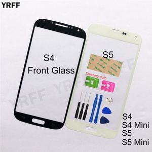 Voor Samsung Galaxy S4 i9500 S4 Mini i9192 S5 I9600 S5 Mini Voor Glas Panel (Geen Touch Screen Digitizer panel) outer Glas