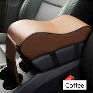 Leer Auto Armsteun Pad Cover Auto Armsteun Auto Middenconsole Arm Rest Zetel Doos Pad Voertuig Beschermende Auto Styling Universal