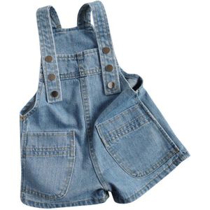 Kids Overalls Broek Casual Peuter Kids Jongens Meisjes Stevige Broek Baby Lichtblauw Denim Broek Jarretel Jean Kleding 1-6Y