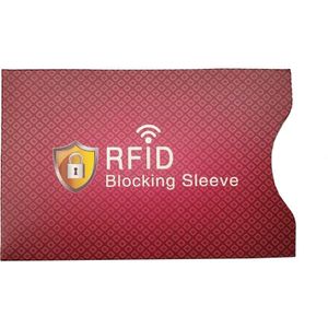 20 Stks/partij Anti Diefstal Rfid Credit Card Protector Blokkeren Kaarthouder Sleeve Skin Case Covers Bescherming Kaart Case Blokkeren Mouw
