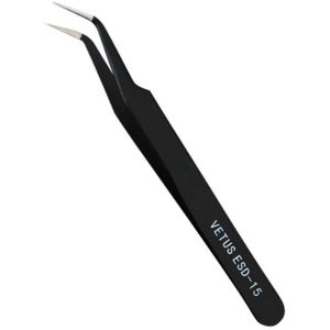 1Pcs Rvs Gebogen Rechte Wenkbrauw Pincet Anti Zuur Nipper Rhinestone Picking Gereedschap Ijzer Sieraden Bead Accessoires