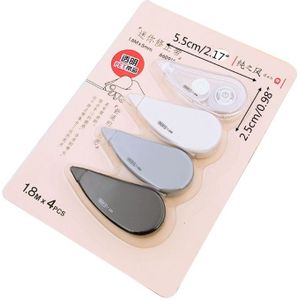 4 Stks/set Mini Correctie Tape Corrector Kids Student Veranderd Tapes School Supply B95C