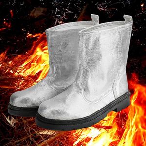 Aluminiumfolie Brandwerende 1000 Graden Heatproof Laarzen Beschermende Veiligheidsschoenen Optioneel Grootte 39/40/41/42/ 43/44