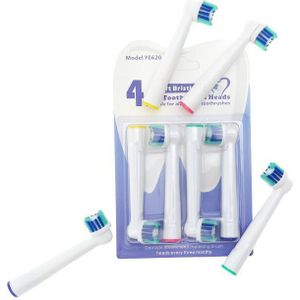 16 Opzetborstels Voor Oral-B Elektrische Tandenborstel Voor Advance Power/Pro Gezondheid/Triumph/3D excel/Vitality Precision Clean