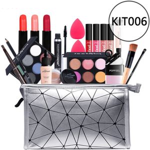 Alle In Een Complete Professionele Cosmetische Kit Make-Up Set Voor Beginners Meisjes KIT008 KIT007 KIT006