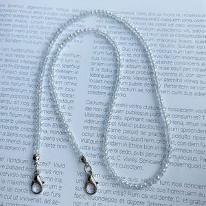 Mode Brillen Ketting Crystal Kralen Vrouwen Buiten Toevallige Zonnebril Accessoire Ketting Masker Opknoping Glazen Touw