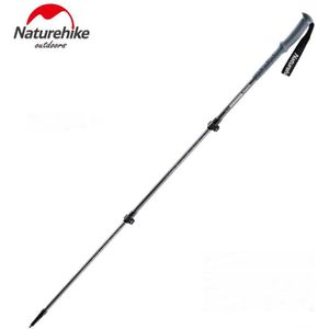 Naturehike Outdoor Trekking Pole 7075 Luchtvaart Aluminium 3 Sectie Kan Aanpassen Alpenstock Tungsten Steel Tip Wandelen Wandelstok