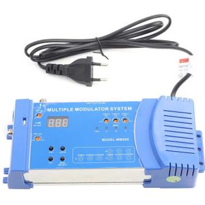 MMS80 Thuis Modulator Aluminium Legering Meerdere Modulatie Systeem Uhf Modulator Voor Tv Box Audio En Video