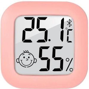 Guoyihua 0726B Mini Lcd Digitale Celsius/Fahrenheit Temperatuur Vochtigheid Meter Sensor Bt Kamer Thermo-Hygrometer Met Emotionele