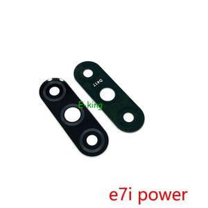 100 Stuks Voor Motorola Moto E6 E6S E6i E7 E7i Power Plus Spelen G Pure Achter Terug Camera Glazen Lens met Sticker Tape Adhesive