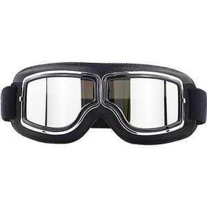 Vintage Retro Motorfiets Goggles Helm Bril Voor Open Gezicht Beschermende Soman T02