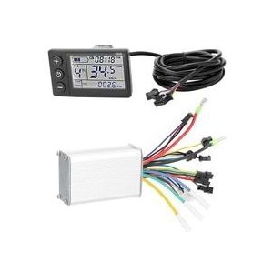 Elektrische Fiets Controller 24 V-48 V/36 V-60 V 350W Borstelloze E-bike controller met LCD Display Fietsen Motor Scooter Controller