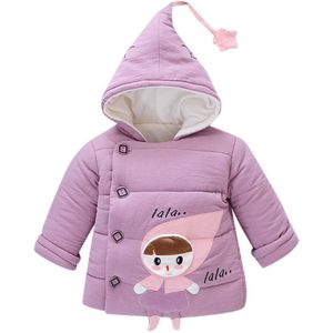 Pasgeboren Baby Baby Meisjes Lange Mouwen Cartoon Jas Jas Uitloper Kleding pasgeboren kleding детская одежда kinderkleding # E30