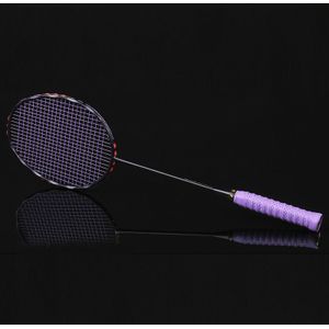 Ultralight Professionele 4U Strung Badminton Racket Carbon Badminton Racket carbon fiber Grips en Polsband
