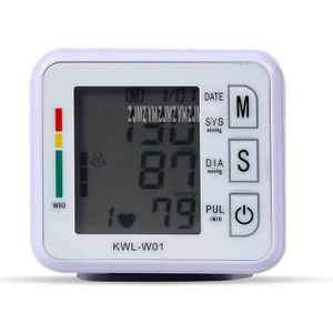 Smart Bloeddrukmeter Automatische Voice Pols Digitale Volautomatische Intelligente Lcd Display Pols Bloeddrukmeter Meter